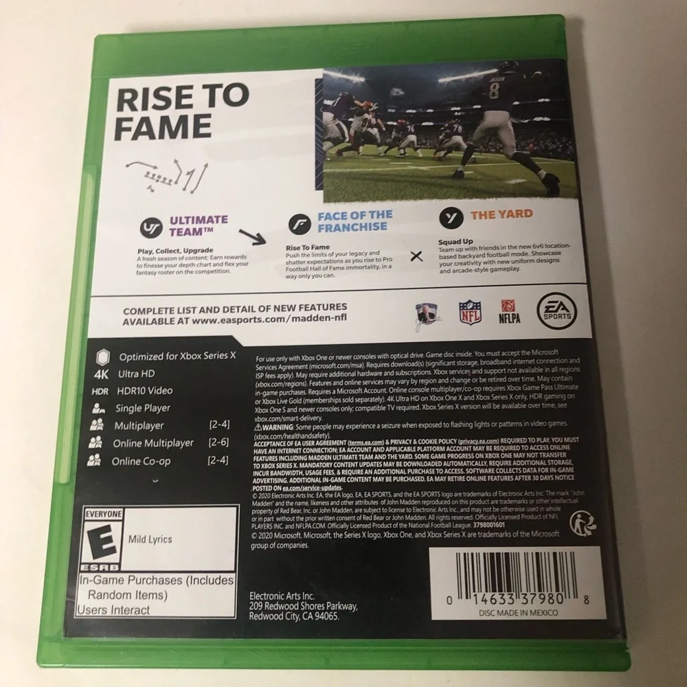 Madden NFL 21‎ Video Game- Xbox One